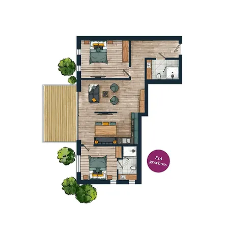 Apartamento Pidder-lyng 02 Böhl